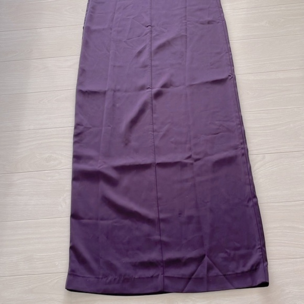 J. Lindeberg Plum Daniella Stretch Drape Dress - Picture 12 of 16